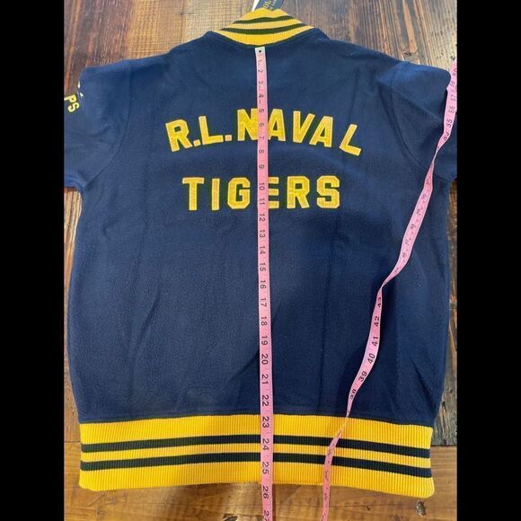 Polo Ralph Lauren R.L Naval Tigers Ralph 20 Fleece Sweater Jacket NWT Mens S - Picture 6 of 6